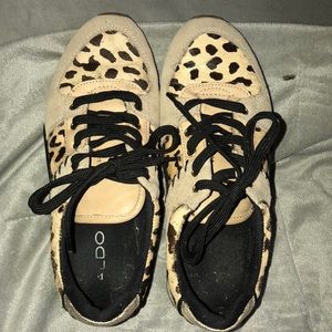 Aldo leopard sneakers 8.5